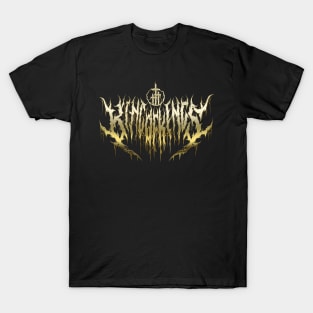 King of Kings death metal design (gold) T-Shirt